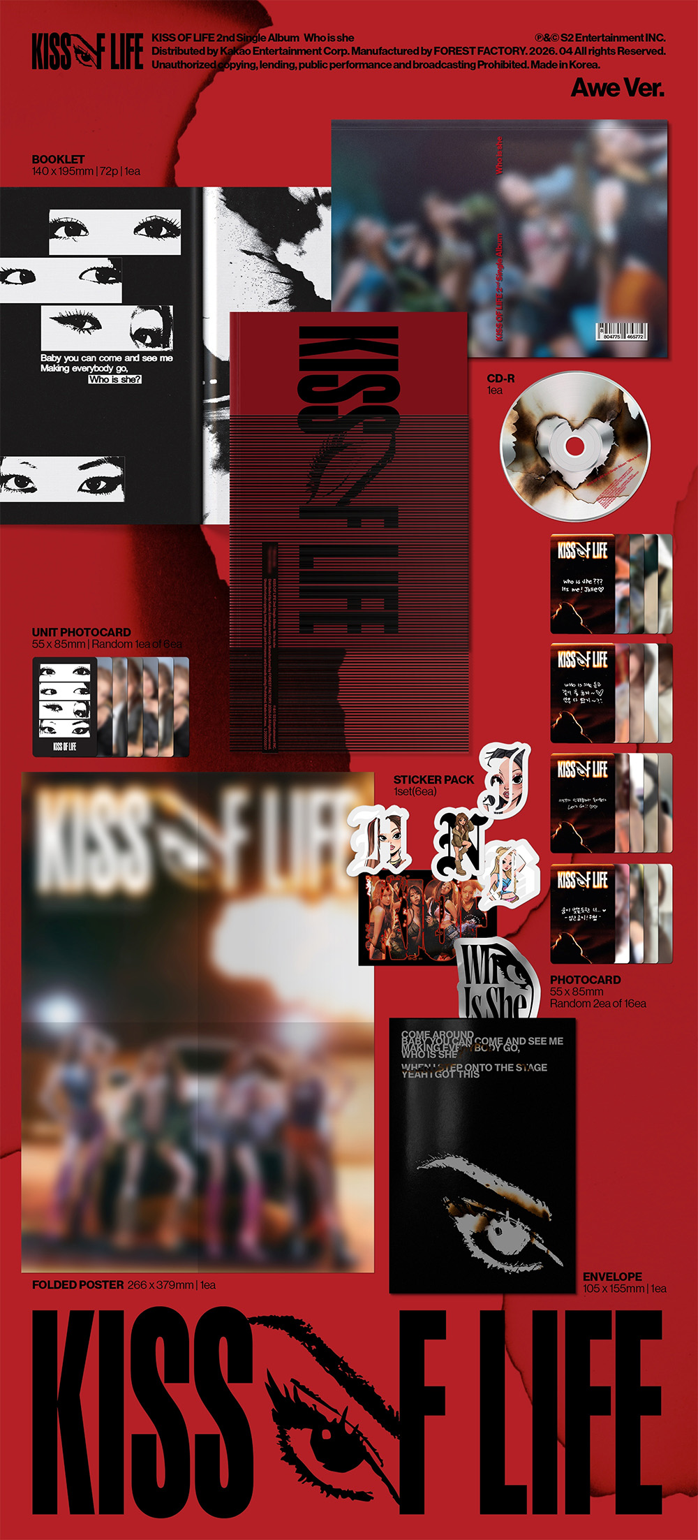 KISS OF LIFE Who is she Awe